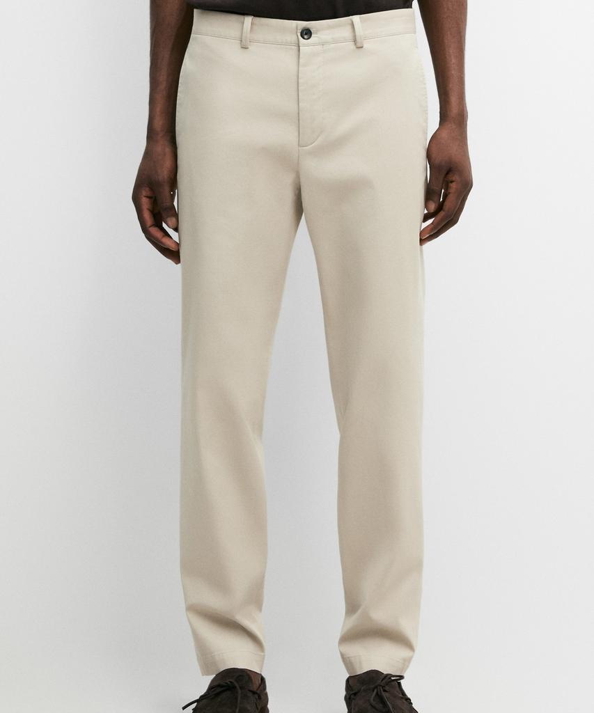 Masimodutti Slim Fit Textured Pants