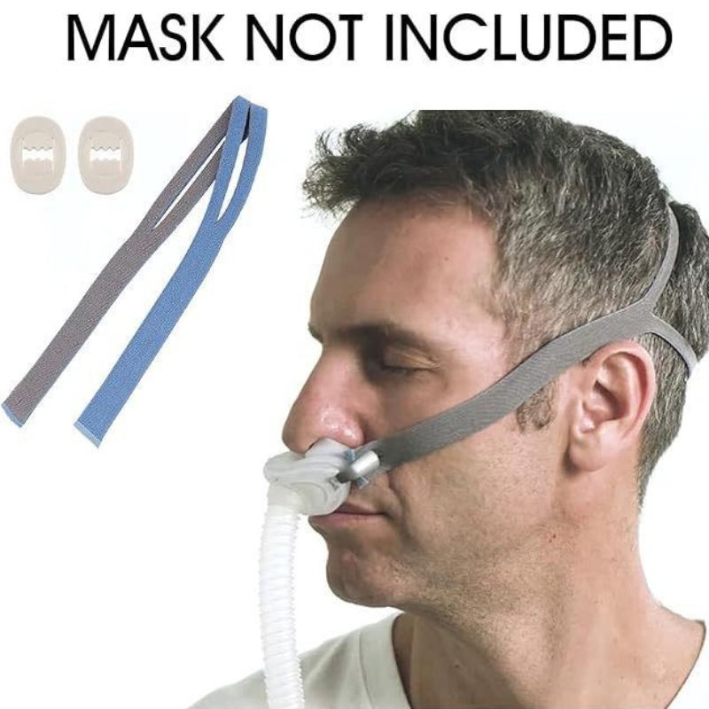 Запасной ремешок для головного крепления CPAP, 1 комплект AA14, регулируемый, мягкий, для P10, назальная подушка, для пользователей с апноэ сна, для ежедневного использования