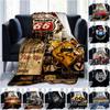 1PC Highway 66 Pattern Blanket, All Season Lightweight Home Office Outdoor Nap Multifunctional Blanket