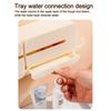 New Flip Soap Dish Waterproof Wall Mounted Soap Holder Punch-Free Bathroom Drain Soap Box Bathroom Accessories