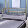 2025 New Summer Washed Silk Long Pillowcase Double Pillowcase Couple 1.2 Meters 1.5m Long Ice Silk Pillowcase Without Sheets