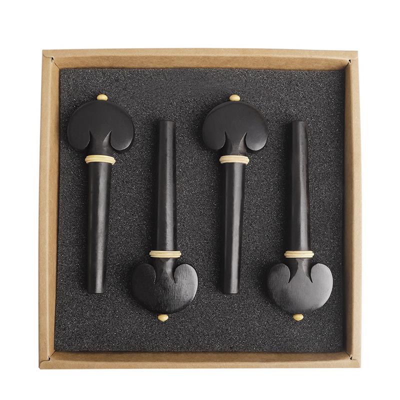 1 Set Cello String Shaft Knob Shaft Handle Instrument Accessories Hand Tuning Pegs Wood Tuning
