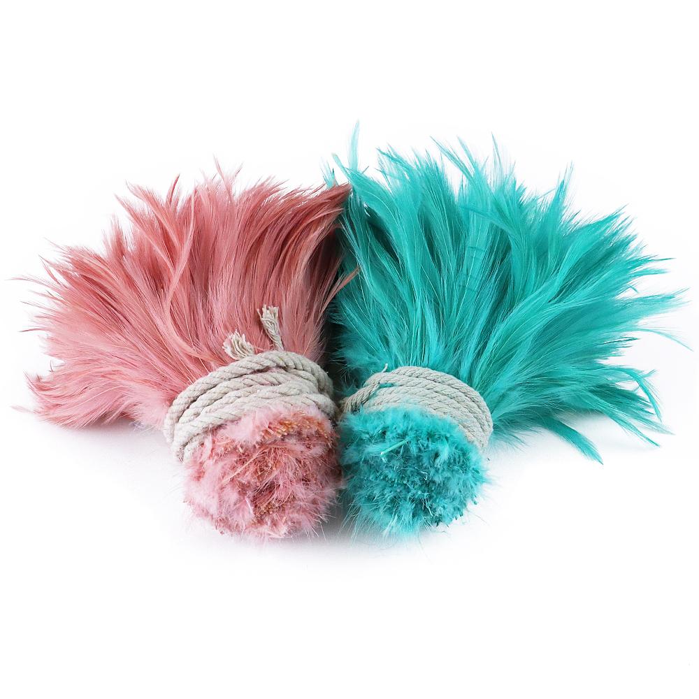 

800-1000Pcs/Bunch Natural Rooster Feathers Saddle Fly Tying Material Diy Jewelry Making Decorative Plume Crafts світло-фіолетового кольору