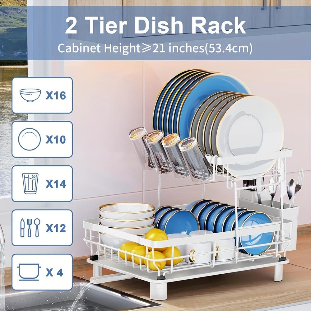 Multi-Functional Storage Rack – Dishes, Bowls, Plates, Drain Rack, Chopsticks & Spoon Box, Kitchen Rack for Organizing Bowls