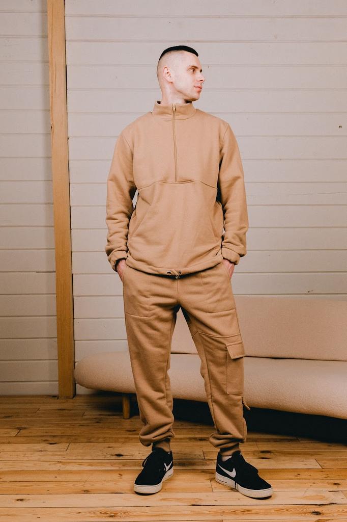 Men’s Stylish Winter Tracksuit – Practical Design with Elastic Cuffs & Multiple Pockets, Winter, 3396-140 HC