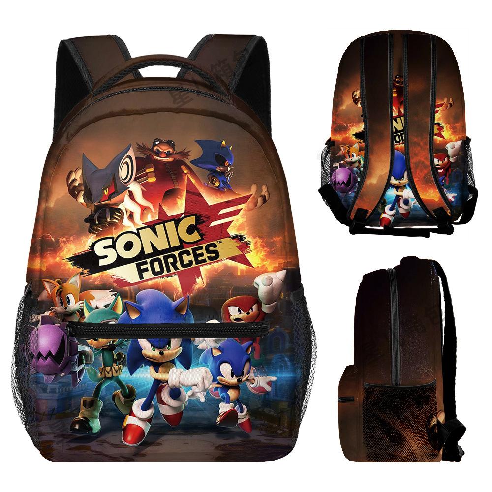 Source Backpack Sonic Primary And Secondary School School Bag Children'S Backpack Backpack Cartoon Bag