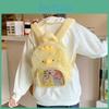Plush Chipmunk Duck Backpack Schoolbag Itabag Cartoon Travel Breathable Bag