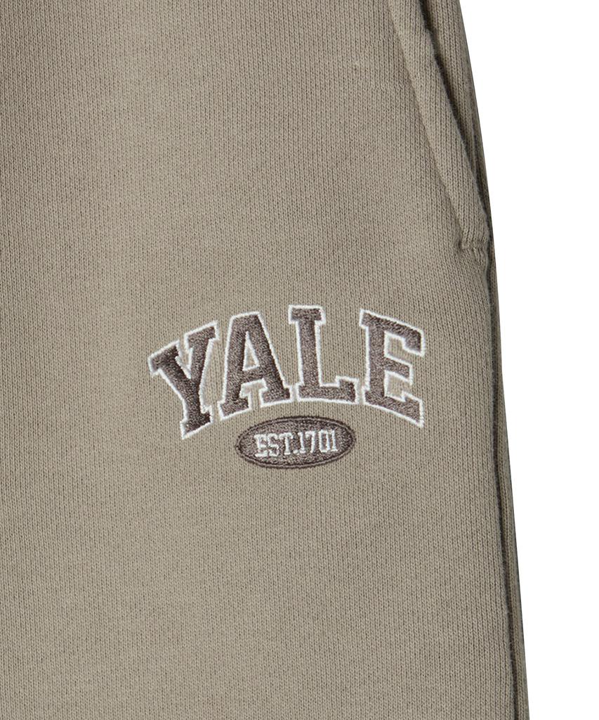 YALE Small Two-Tone Arch Sweatpants_Beige
