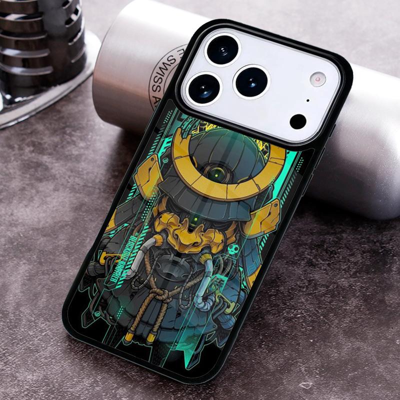 

Oni Mask Phone Case for iPhone 17 16 15 Pro Max Air 14 13 12 11 Plus Shockproof Capa Cover iPhone17