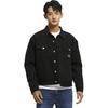 Calvin Klein Logo Label Denim Jacket Men Jacket Black J321273-1AP