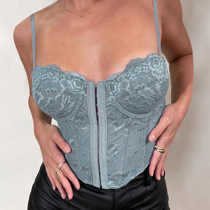 

WannaThis Кружевной Камис Женщины Тонкий Кроп Топ Сексуальный Повседневный Камзол Без Рукавов Асимметричный Твердый Винтажный Топ