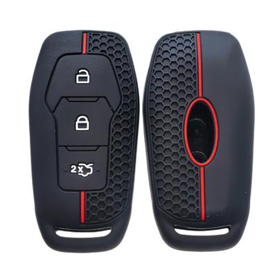 Silicone Car Key Case Fob Cover Shell For Ford Figo Mondeo 5 Ecosport Fiesta Mk8 Everest Ranger Fusion Kuga Escort F150