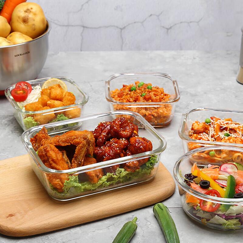 Lock&Lock Round Glass Food Container 950ml