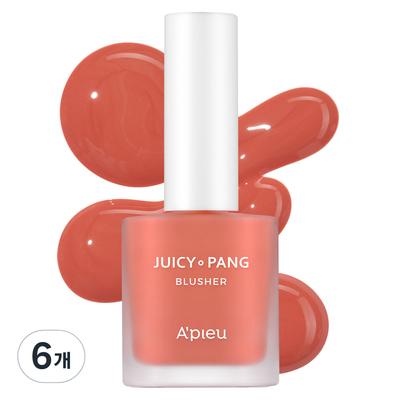 Juicy Pang Water Blusher 8g, Hongsinalhaehanani, 6 Pcs.