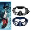 Diving Mask Tempered Glass Clear Lens Silicone Scuba Dive Snorkeling Glasses