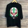 Neues Rey Mysterio 90er Baumwolle Schwarzes T-Shirt Unisex T-Shirt