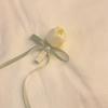 Fashion Sweet Tulip Ribbon Hair Ring For Women Girls Cute Elegant Bowknot Hair Clip Exquisite Tassels Hair Accessories Gifts