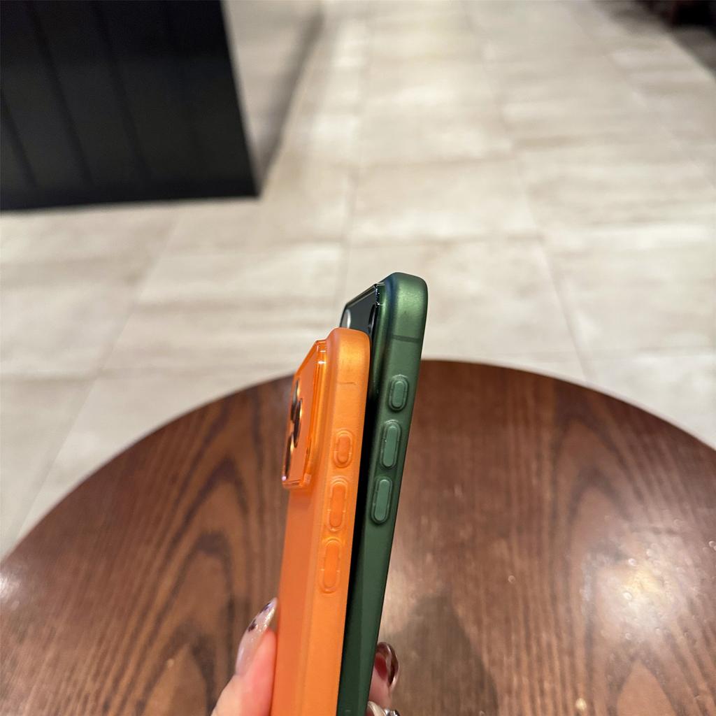 Ultra Dünne Schlanke Frosted TPU Weiche Handyhülle für iPhone Air 17 16 15 14 13 Pro Max Matt Transluzent Einfache Rückabdeckung