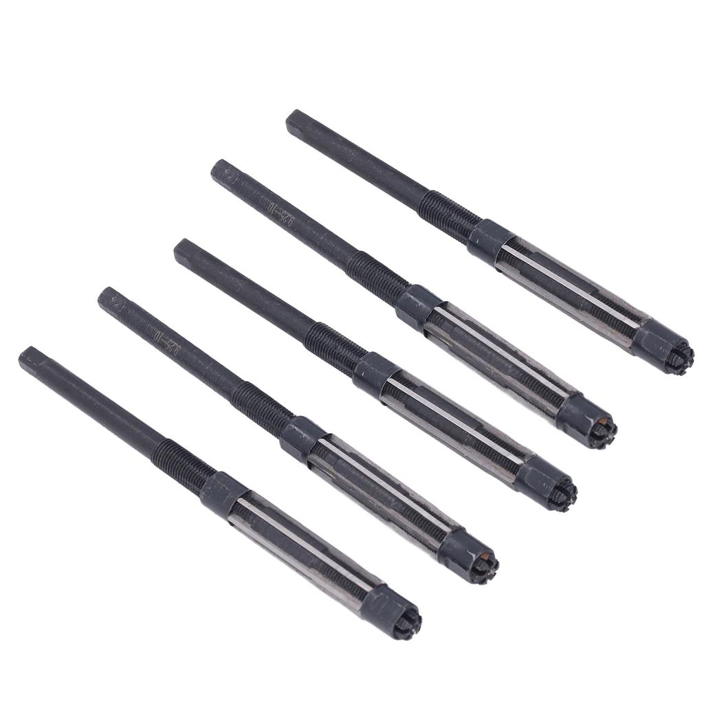 5Pcs Adjustable Hand Reamer 9SiCr Hand Milling Cutter Tool for Reaming Die Steel 9.25‑10mm