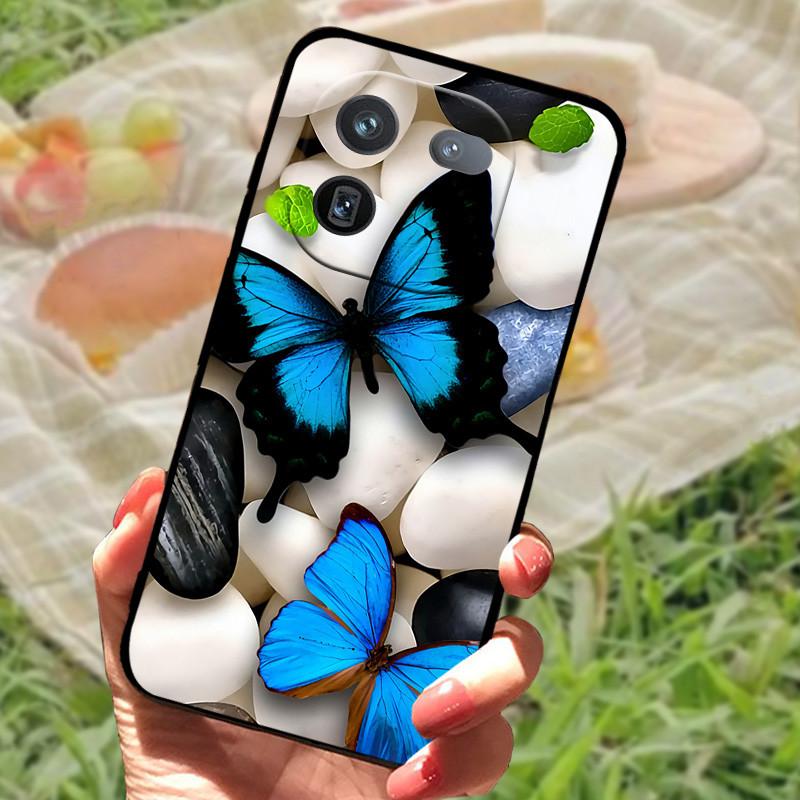 For Vivo IQOO 12 Pro Case Soft Marble Black Silicone Phone Back Cover For Vivo IQOO 12 Pro Case Cover IQOO12 Pro Coque Funda