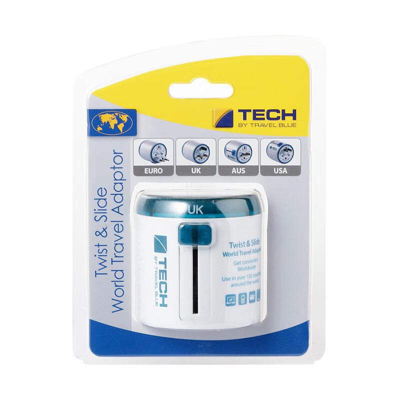 Blue Travel Magic Cube Universal Travel Adapter