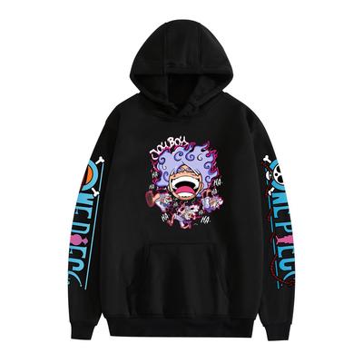 New Fashion ONE PIECE Anime Hoodies Cartoon Printed Sweatshirts Casual Long Sleeve Tops for Men Women