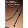 Non-slip Handle Cordless Battle Rope Stainless Steel Spring Arm Expander  Home Gym