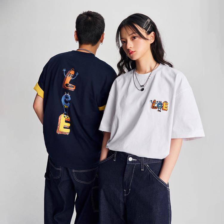Lee X Melting Sadness T-Shirts Unisex White Crew Neck LUT0092004DR00FK14000