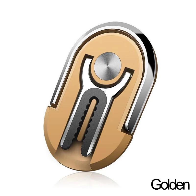 Fingerring Handyhalter Ständer Halterung Universal Mini Handyhalter Drehbar für Auto Lüftungsschlitz Handy Rückseitenaufkleber Faltbar
