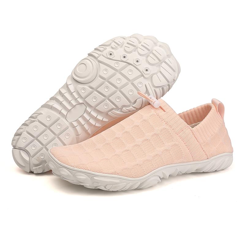 Fashion Barefoot Slip on Shoes Women Men Non-Slip Minimalist Comfortable Breathable Knitted Vulcanized Shoes Casual Outdoor Running Foot