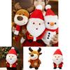 High Quality Christmas Plush Santa Elk Snowman Stuffed Toy For Kids Holiday Joy