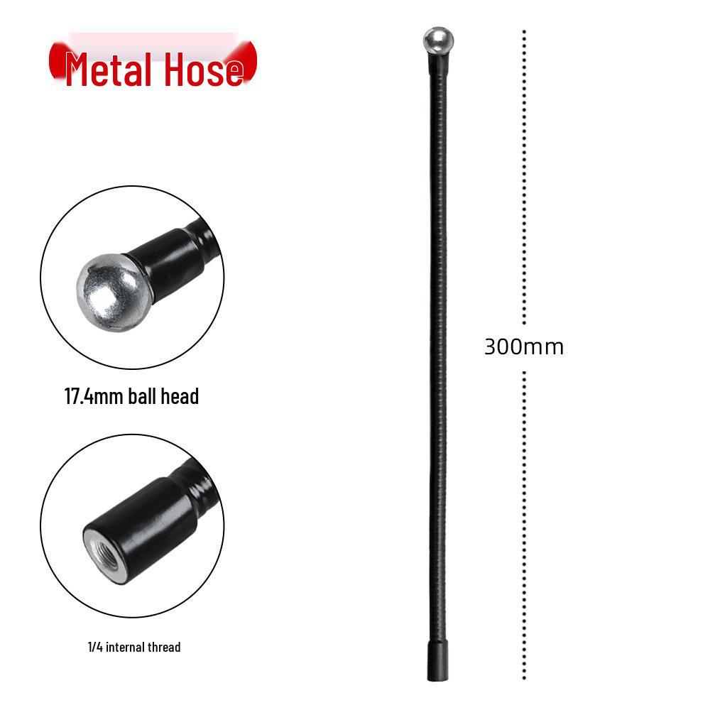 Live Broadcast Ring Light with Phone Clip and Flexible Hose Bracket