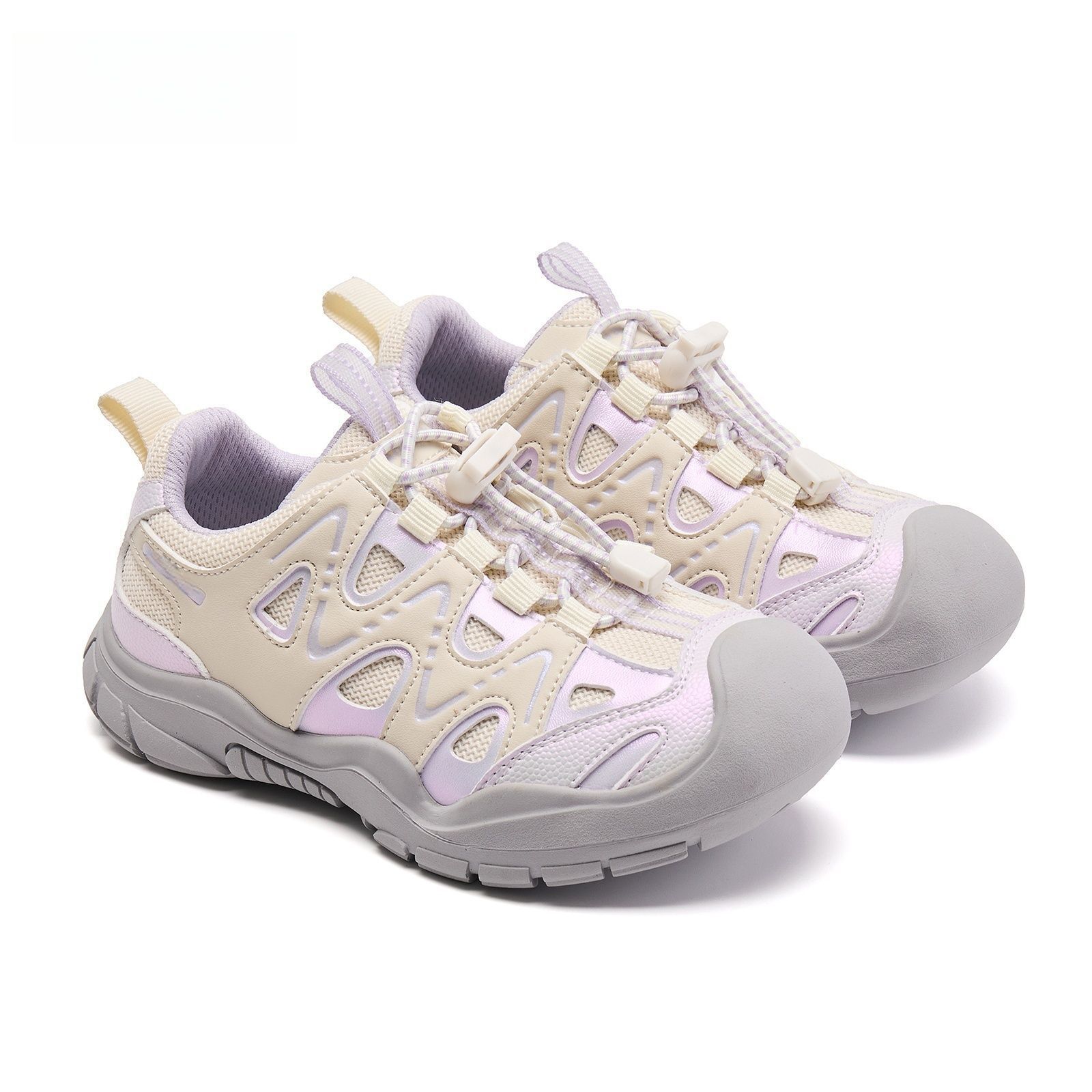 

Girls sports shoes 2025 spring and autumn new girls casual shoes children s running shoes girls dad shoes 37 фиолетовый