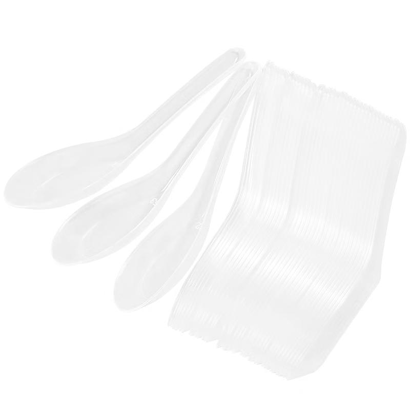 Temeiju Disposable Plastic Spoons