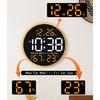 10Inch Digital Wall Clock Remote Controlled 2 Alarms Large LED Display 10 Brightness For Home Office Bedroom Decoration