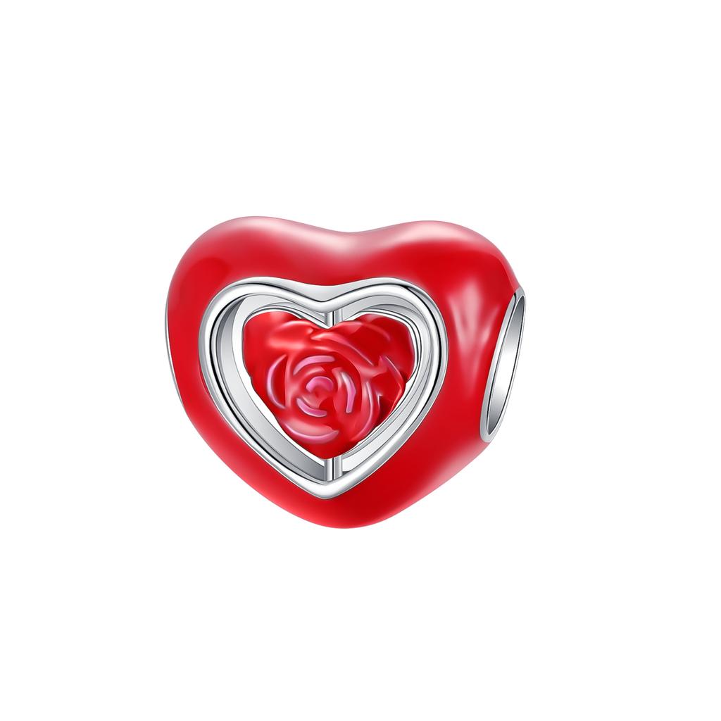 copper handle footprints back pendant charms fit original bracelet charm beads necklace Diy female jewelry High Quality