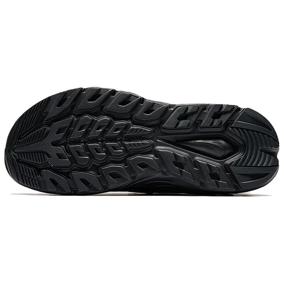 Anta Explore Fabric Synthetic Leather Comfortable Splicing Gradient Non-Slip Breathable Shock Absorbing Creek Shoes Men Shoes Black 912626602-3