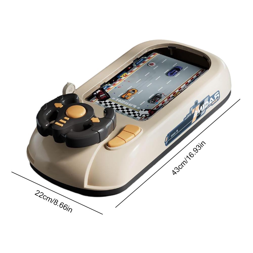 New Children's Racing Game Steering Wheel Toy with Music Kids Driving Simulator Car Racing Adventure Driving Toy Table Games