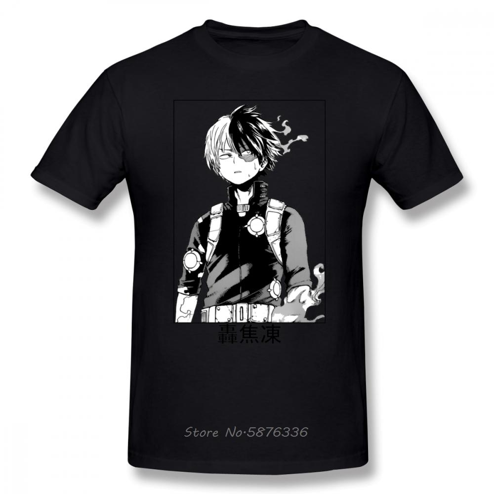 

Deku T Shirt Todoroki Shoto T-Shirt Cute Graphic Tee Shirt Cotton Men Short Sleeves Anime Fashion Tshirt 4XL