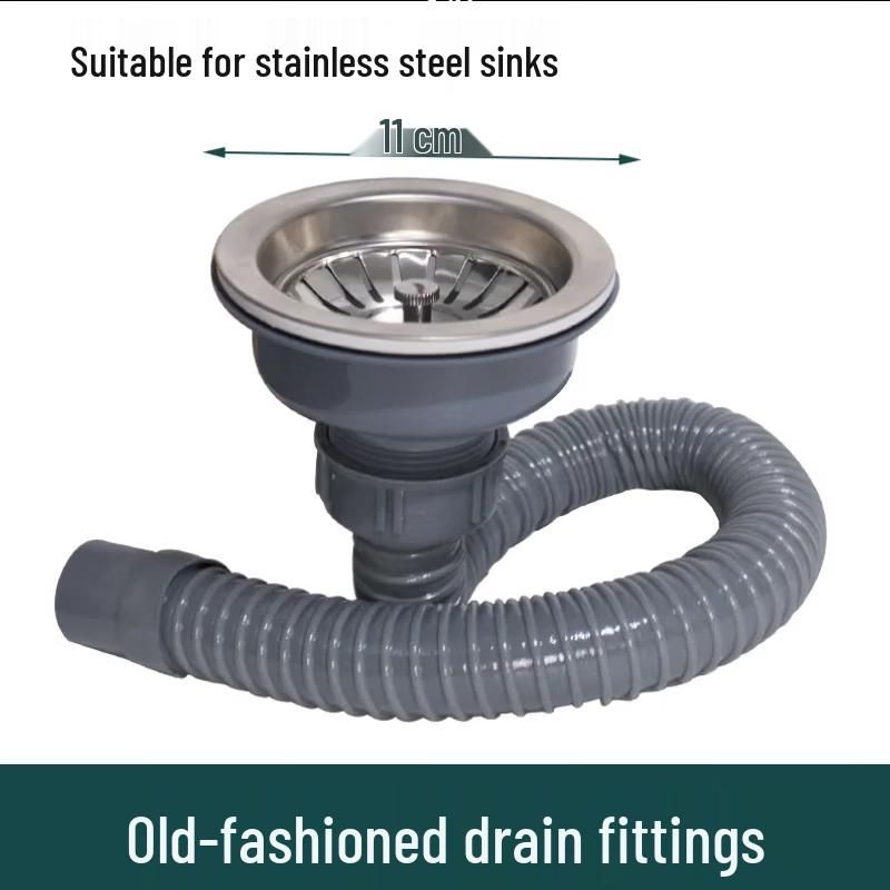 Kitchen Sink Drain Filter & Old-fashioned Drainer Kit