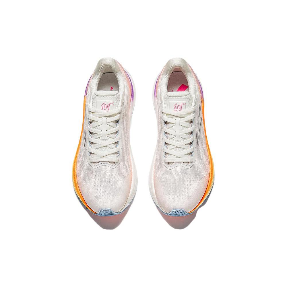 Anta Cushioning, Wear Resistant Low top Running Shoes Women's White Orange Purple 122415582-1