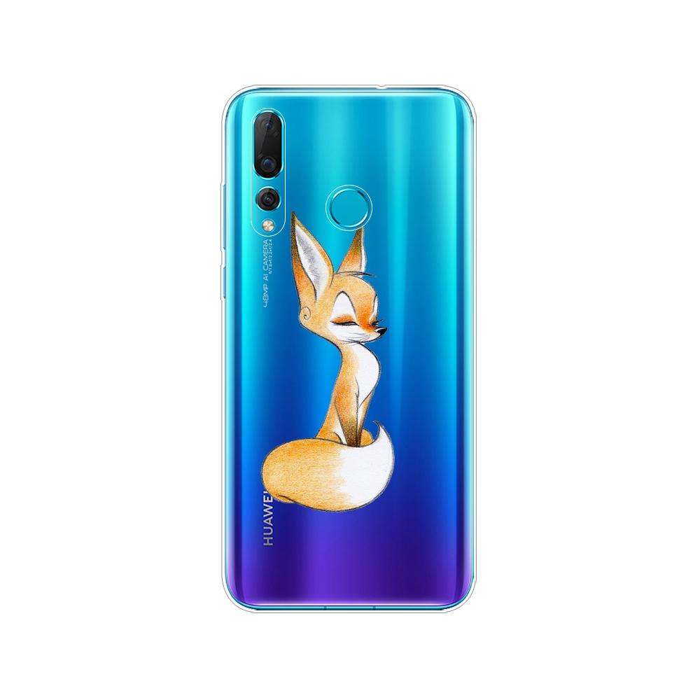 Mobile Silicon Phone Bag Case For Huawei Nova 4 4e Case Soft TPU Back Phone Cover For Nova4 nova4E Cover Protective Back Cover