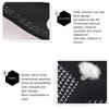Knee Brace Knitted Nylon Sleeve with Silicone Pad for Working Out Running Sports Protector Black L