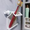 5-Opening 3D Print Toothbrush Rack, Wall-Hanging Storage Holder with Open Structure for Cleaning Counter Space, Bathroom Accessory