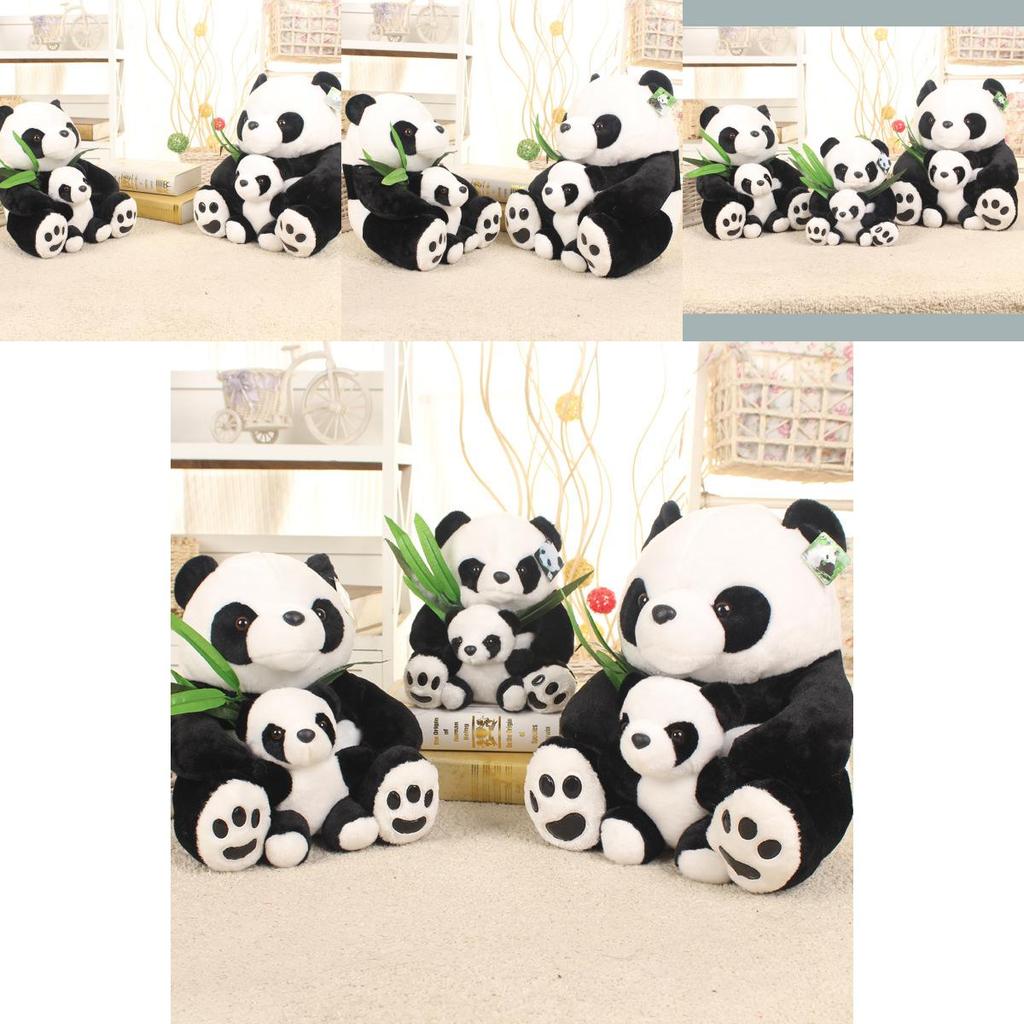 Adorable 38cm Panda Teddy Bear Soft Plush Stuffed Animal Ideal For Kids Gift