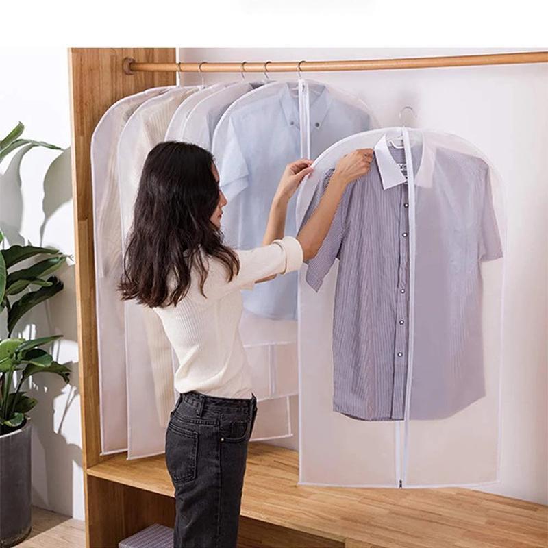 Clothes Dust-proof Bag Transparent Three-dimensional Clothing Dust-proof Cover Suit Cover Coat Dust-proof Printing Hanging Bag YSXX