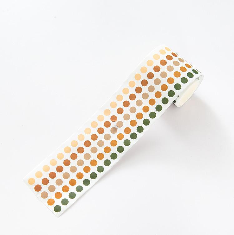 60mmx3m Base Element Decorative Adhesive Tape Dot Masking Washi Tape Diy Scrapbooking Sticker Label School Stationery