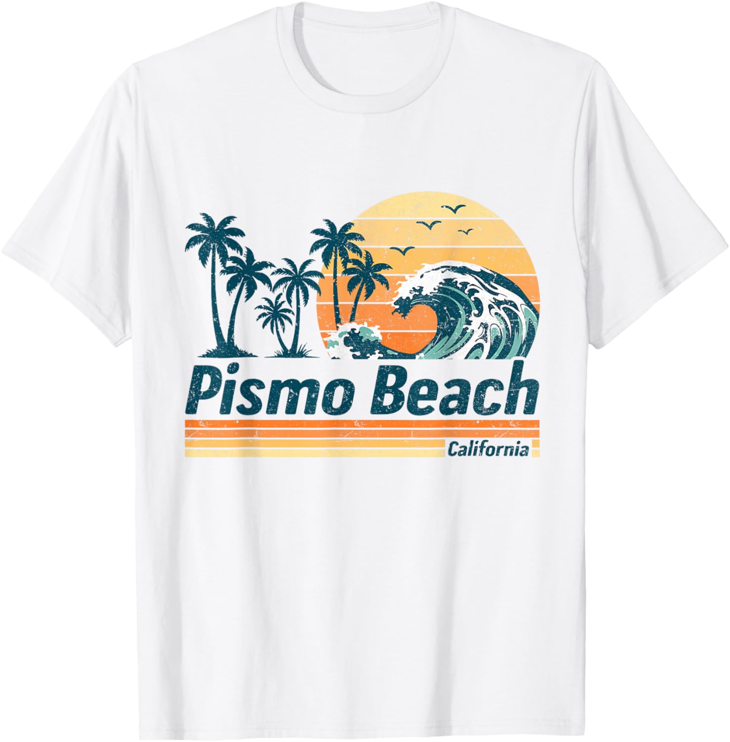 Pismo Beach Group Matching Family Vacation Summer T-Shirt S