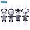 Aipinqi Baby Mobile Toy: Black & White Plush Hanging Ornament for Strollers (0-3 Years)