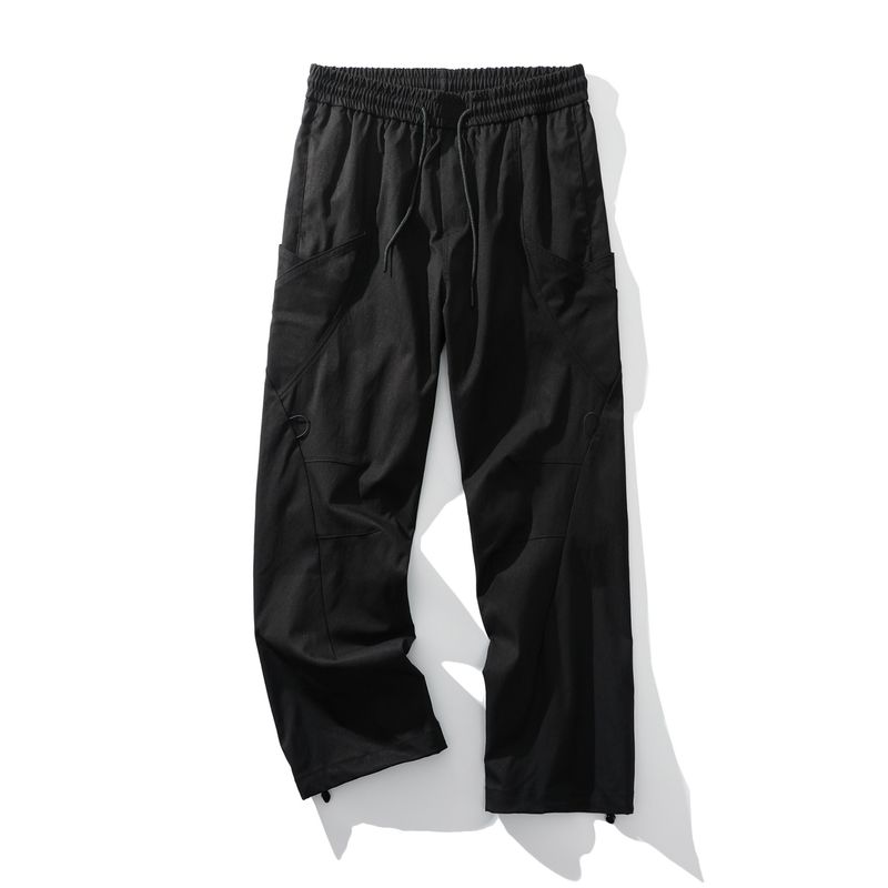 Outdoor Mountain-Style Functional Paratrooper Cargo Pants for Men, Spring and Autumn Wide-Leg Pants, Foreign Trade Men's Loose Casual Long Pants
